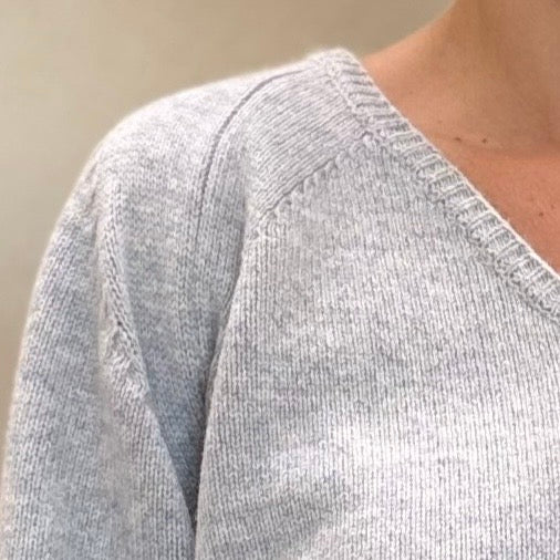 Cashmere Silk Wool Top Natural