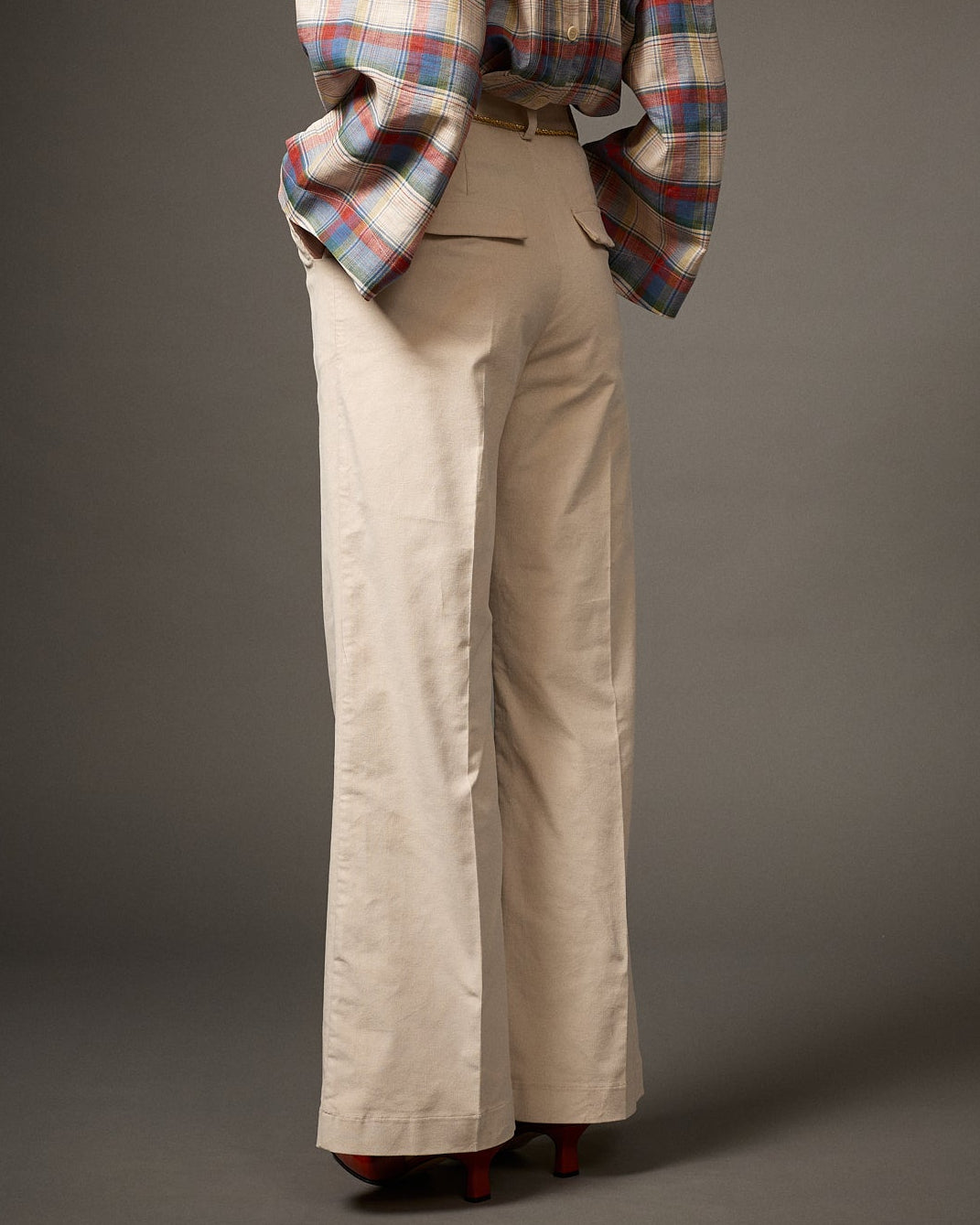 TFL Corduroy Jeans Soft Ecru