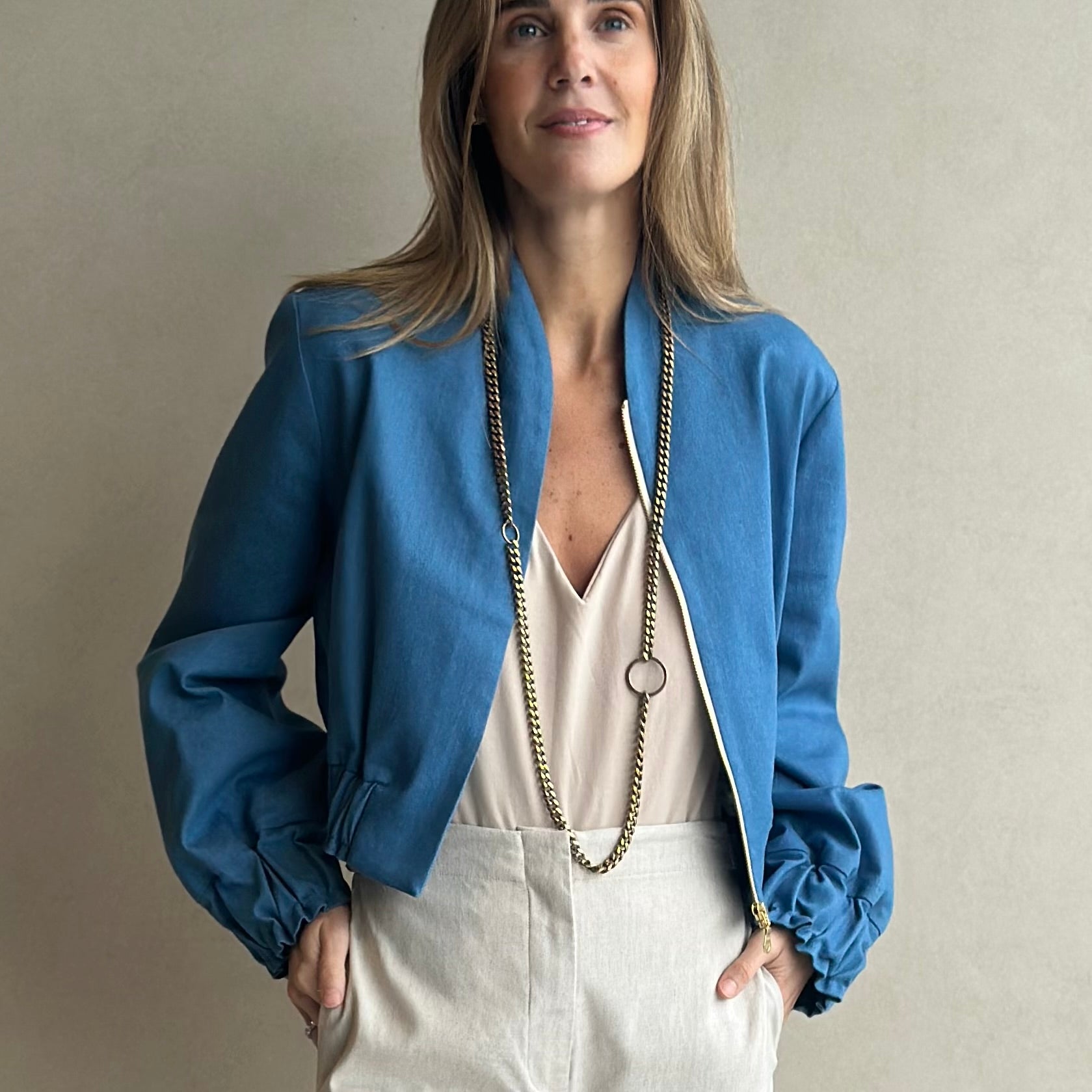 The TFL Bomber Chambray