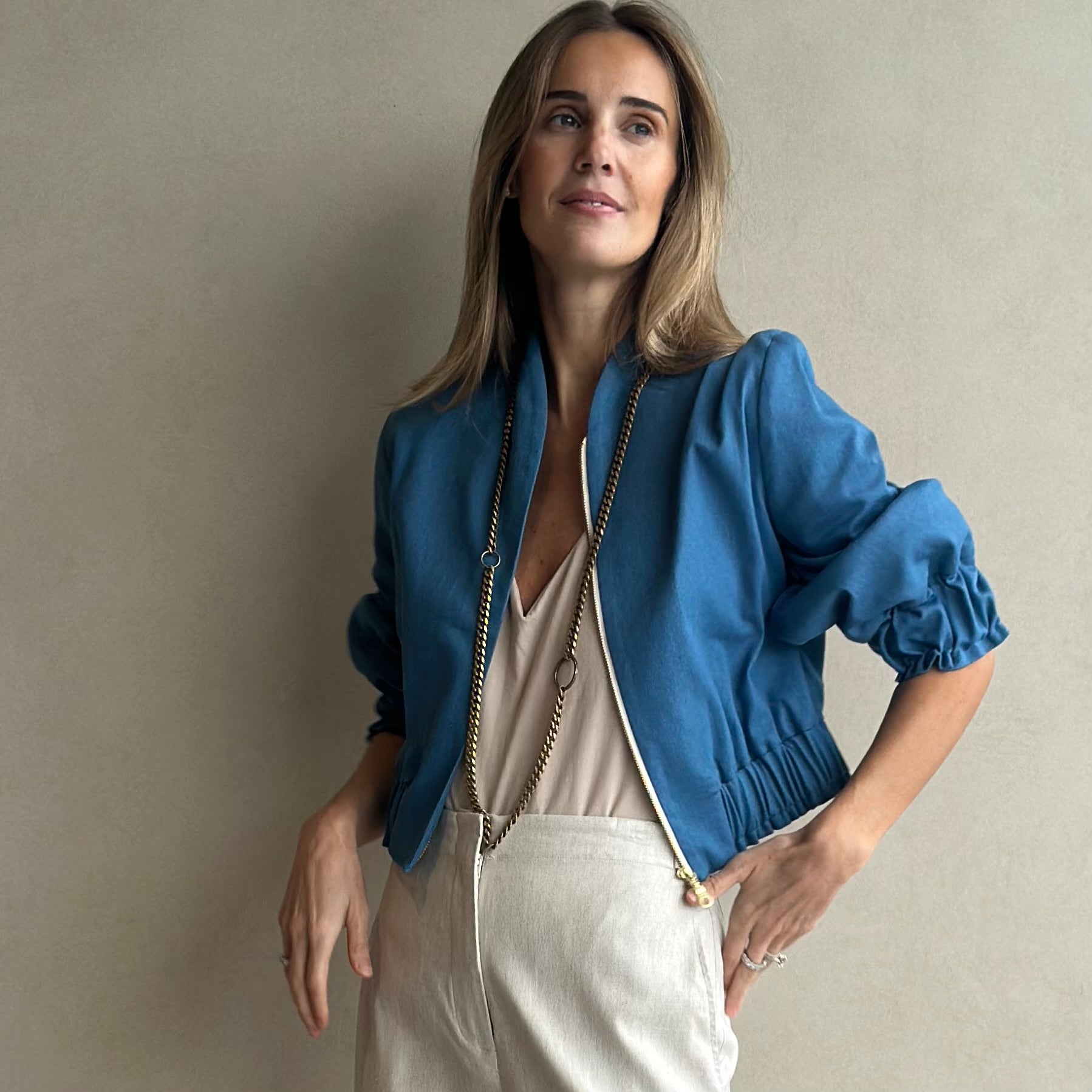 The TFL Bomber Chambray