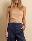 Flatiron Bustier Fawn