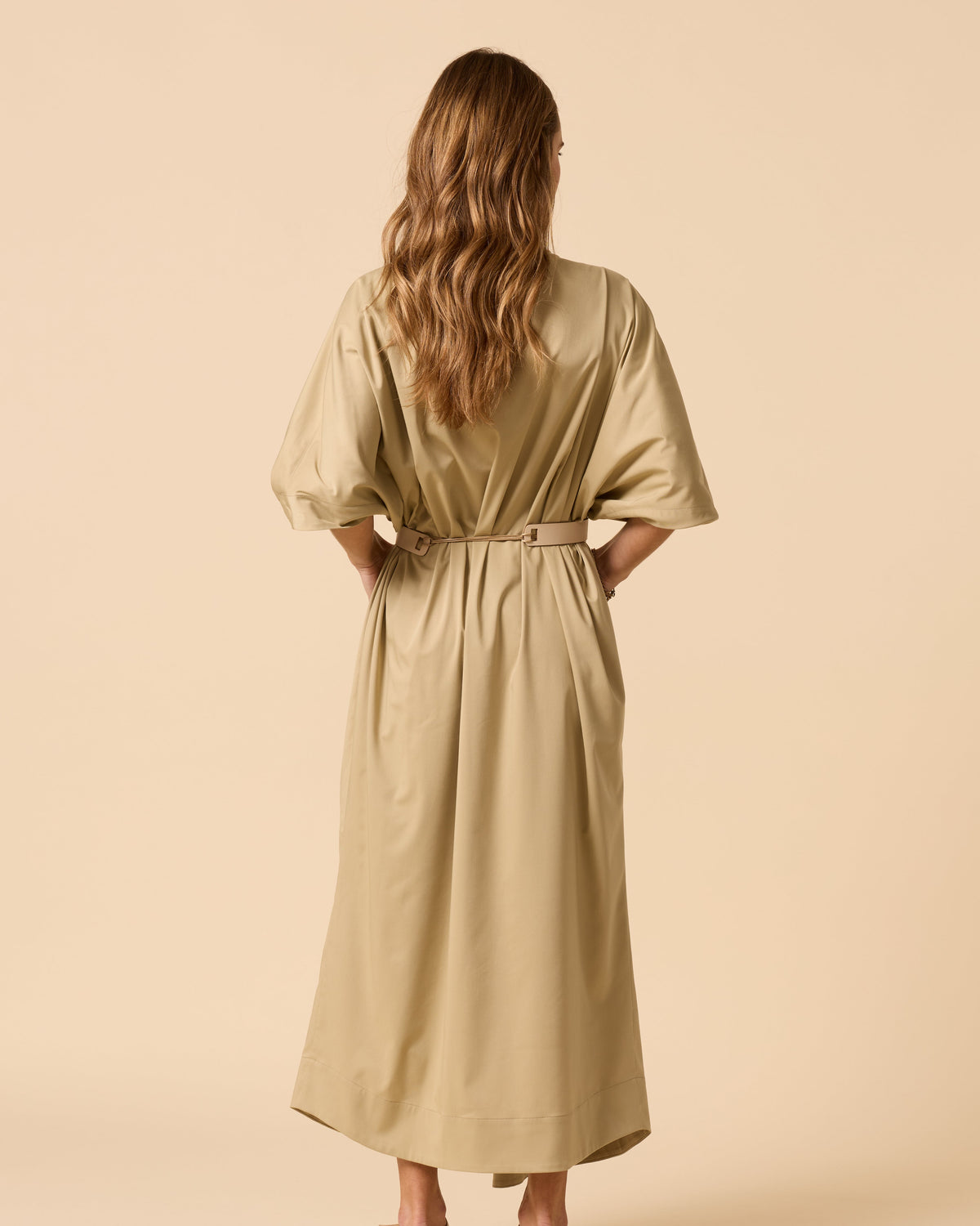 Celestial Wrap Dress Dusty Green