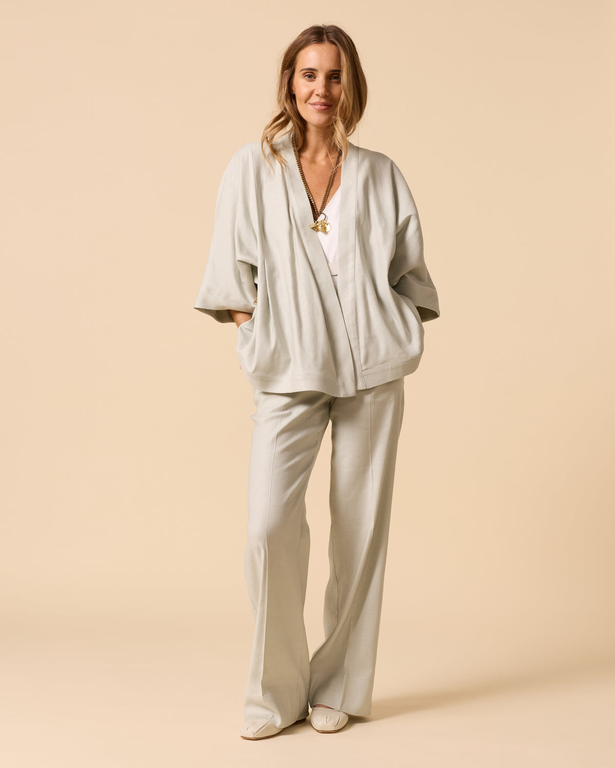 Celestial Wrap Top Sage