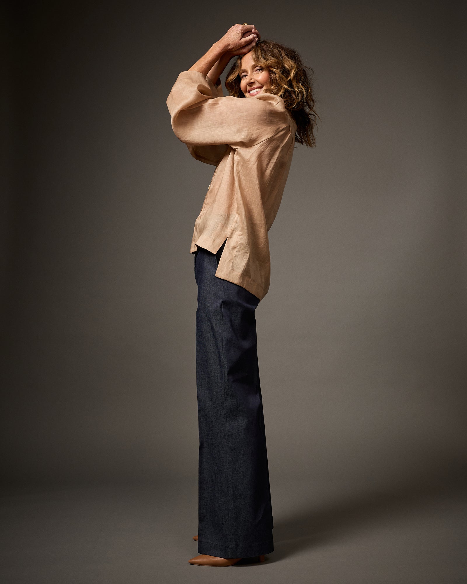 PRE SALE - The Halcyon Shirt Mocha - Reversible