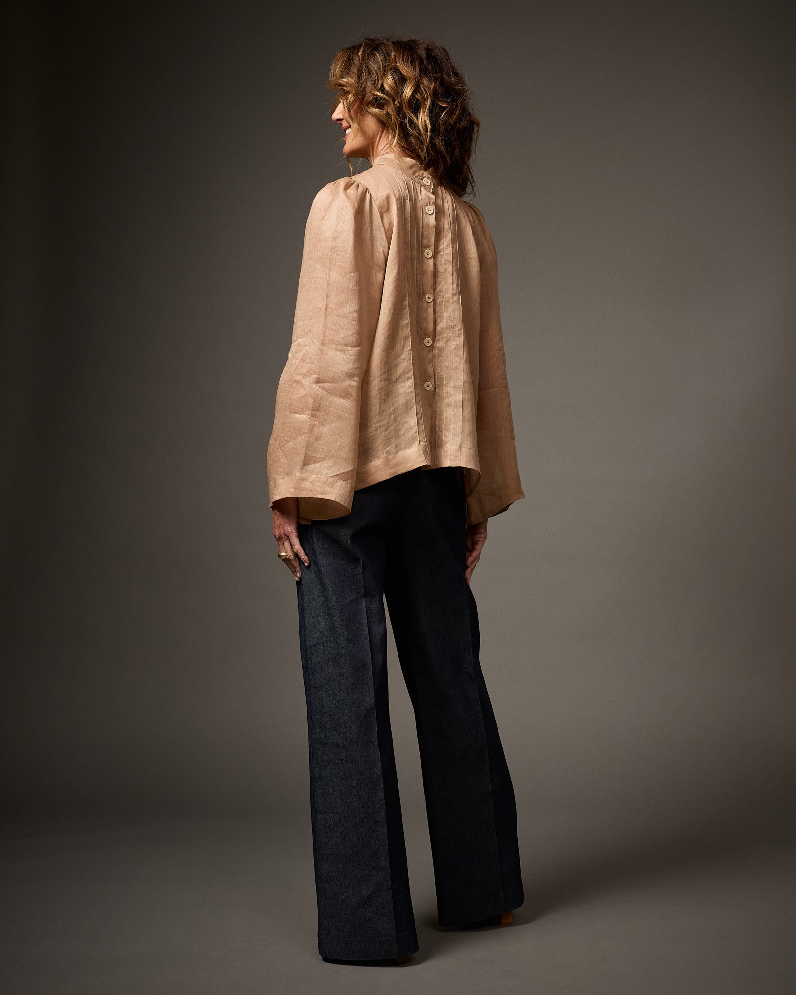 PRE SALE - The Halcyon Shirt Mocha - Reversible