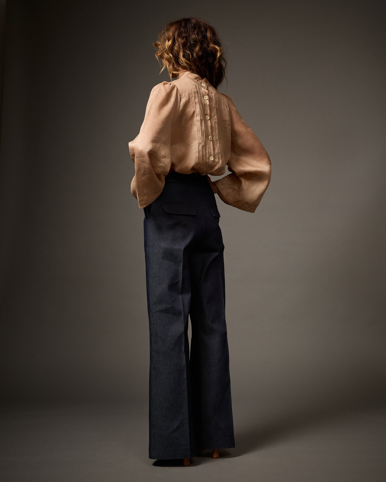 PRE SALE - The Halcyon Shirt Mocha - Reversible