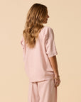 Dustflower Top Blush Check