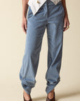 Cord Slouch Pant Sky