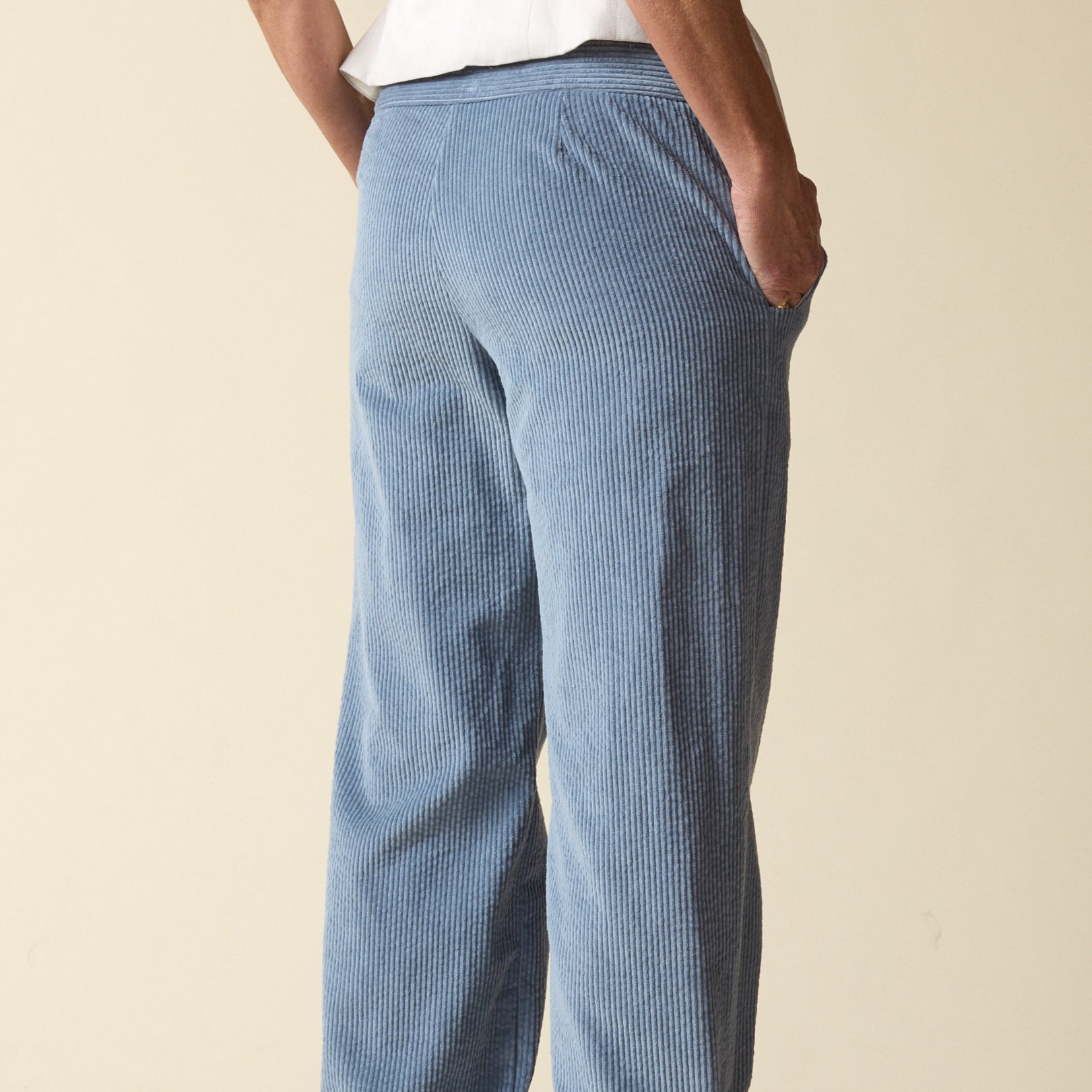 Cord Slouch Pant Sky