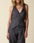 Wrap Vest Black