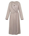Hepburn Dress Silver Linen