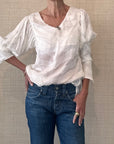 Long Cuff Shirt White