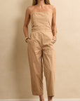 Strapless Jumpsuit Fawn