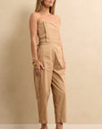 Strapless Jumpsuit Fawn