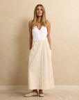 Pocket Skirt Cream