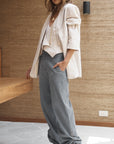 Cord Slouch Pant Sky