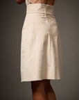 The Lineage Skirt Soft Ecru