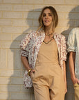 Strapless Jumpsuit Fawn