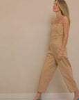 Strapless Jumpsuit Fawn