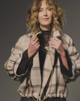 The Oxford Jacket Grand Check Boucle