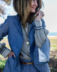 3 Degrees Jacket Denim Linen