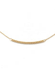 A R Fine Chain Bar Necklace