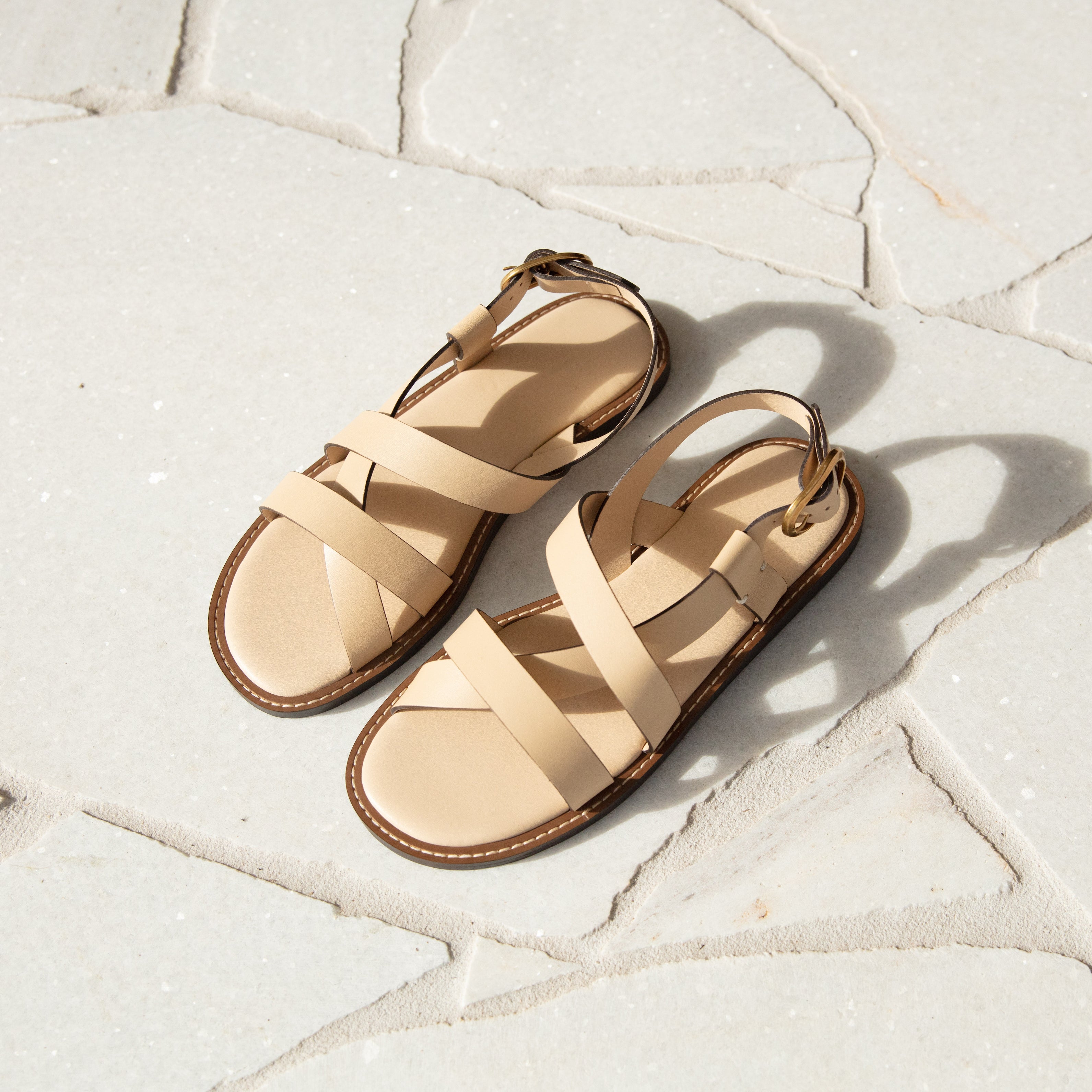 FLATIRON Leather Sandal